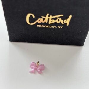Catbird 14k Pink Bow Charm 🎀
